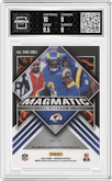 Odell Beckham Jr.  from the 2022 Panini Obsidian set featuring a Electric Etch Green parallel graded by Arena Club and given an overall grade of 9.5.
