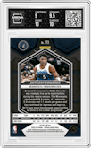 Anthony Edwards from the 2023-24 Panini Mosaic set featuring a White Sparkle parallel graded by Arena Club and given an overall grade of 9.5.