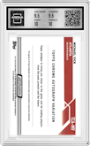 Michael Vick  from the 2023 Topps Composite set featuring a Gold Refractor parallel graded by Arena Club and given an overall grade of 10.