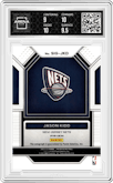 Jason Kidd from the 2022-23 Panini Prizm  set featuring a Silver Prizm parallel graded by Arena Club and given an overall grade of 9.5.