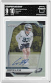Cooper DeJean from the 2024 Panini Prizm set graded by Arena Club and given an overall grade of 9.