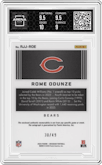 Rome Odunze from the 2024 Panini Obsidian set featuring a Deep Sea Mojo FOTL parallel graded by Arena Club and given an overall grade of 9.5.