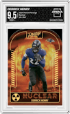 Derrick Henry from the 2024 Panini Prestige  set graded by Arena Club and given an overall grade of 9.5.