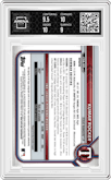 Kumar Rocker from the 2022 Bowman Draft set featuring a Refractor parallel graded by Arena Club and given an overall grade of 9.5.