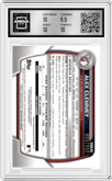 Alex Clemmey from the 2023 Bowman Draft set featuring a Purple Refractor parallel graded by Arena Club and given an overall grade of 10.