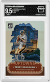 Terry Bradshaw from the 2024 Donruss Optic set graded by Arena Club and given an overall grade of 9.5.
