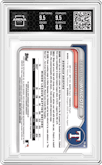 Sebastian Walcott from the 2024 Bowman set graded by Arena Club and given an overall grade of 9.