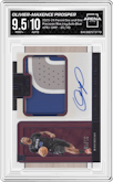 Olivier-Maxence Prosper from the 2023-24 Panini One and One set featuring a Blue parallel graded by Arena Club and given an overall grade of 9.5.