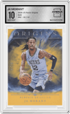Ja Morant	 from the 2024-25 Panini Origins set featuring a Gold parallel graded by Arena Club and given an overall grade of 10.