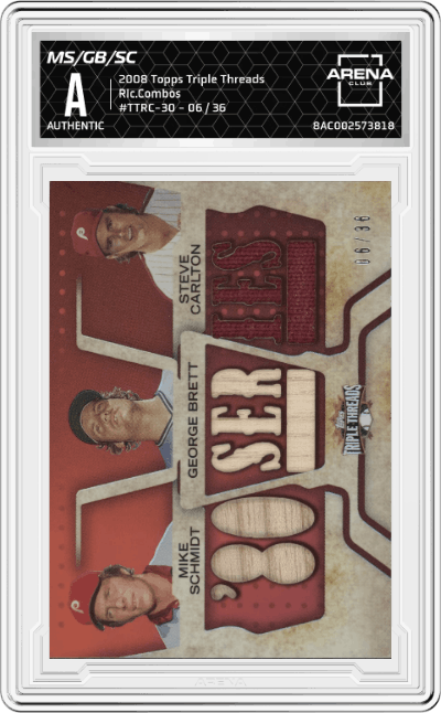 Mike Schmidt/George Brett/Steve Carlton