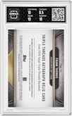 Frank Thomas from the 2024 Topps Triple Threads set featuring a Emerald  parallel graded by Arena Club and given an overall grade of 9.