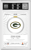 John Kuhn from the 2020 Panini Illusions set graded by Arena Club and given an overall grade of 8.
