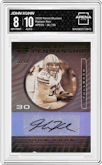 John Kuhn from the 2020 Panini Illusions set graded by Arena Club and given an overall grade of 8.