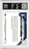 Shohei Ohtani / Yoshinobu Yamamoto / Roki Sasaki from the 2025 Topps Now set graded by Arena Club and given an overall grade of 9.5.