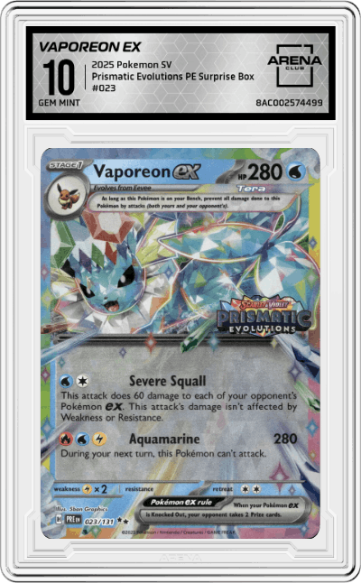 Vaporeon ex