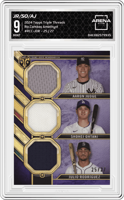 Julio Rodríguez/Shohei Ohtani/Aaron Judge 