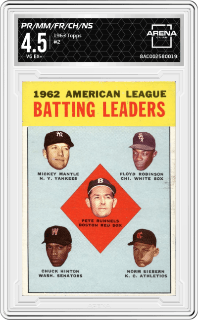 Pete Runnels/Mickey Mantle/Floyd Robinson/Chuck Hinton/Norm Siebern