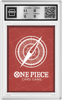 Shirahoshi from the 2025 One Piece set graded by Arena Club and given an overall grade of 10.