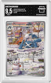 Metagross from the 2024 Pokemon SV set graded by Arena Club and given an overall grade of 9.5.