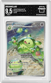 Reuniclus from the 2024 Pokemon SV set graded by Arena Club and given an overall grade of 9.5.
