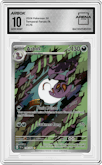 Arbok from the 2024 Pokemon SV set graded by Arena Club and given an overall grade of 10.