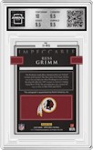 Russ Grimm from the 2020 Panini Impeccable set graded by Arena Club and given an overall grade of 10.