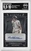 Dick Butkus from the 2020 Panini Obsidian set graded by Arena Club and given an overall grade of 9.5.