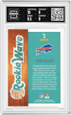 Josh Allen from the 2018 Panini Playoff set graded by Arena Club and given an overall grade of 9.5.