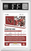 Christian Kirk from the 2018 Panini Honors set featuring a 1st Down parallel graded by Arena Club and given an overall grade of 9.5.