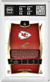 Tyreek Hill from the 2016 Panini Select set featuring a Prizm parallel graded by Arena Club and given an overall grade of 9.5.