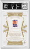 Gail Goodrich from the 2019-20 Panini Flawless set featuring a Gold parallel graded by Arena Club and given an overall grade of 9.5.