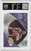 Elgin Baylor from the 2019-20 Panini Spectra set featuring a Marble parallel graded by Arena Club and given an overall grade of 9.5.