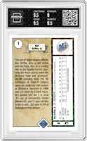 Ken Griffey Jr. from the 1989 Upper Deck set graded by Arena Club and given an overall grade of 9.5.