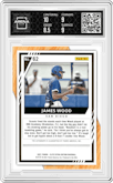 James Wood from the 2021 Panini Elite Extra Edition set graded by Arena Club and given an overall grade of 9.