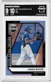 James Wood from the 2021 Panini Elite Extra Edition set graded by Arena Club and given an overall grade of 9.