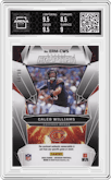 Caleb Williams from the 2024 Panini Obsidian set featuring a Silver parallel graded by Arena Club and given an overall grade of 9.