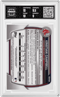Kristian Campbell from the 2023 Bowman Draft set graded by Arena Club and given an overall grade of 9.5.