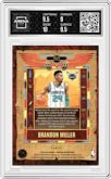 Brandon Miller from the 2023-24 Panini Phoenix set graded by Arena Club and given an overall grade of 9.5.