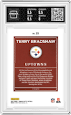 Terry Bradshaw from the 2024 Donruss Optic set graded by Arena Club and given an overall grade of 8.5.