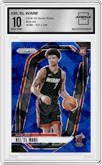 Kel’el Ware from the 2024-25 Panini Prizm set featuring a Blue Ice Prizm parallel graded by Arena Club and given an overall grade of 10.