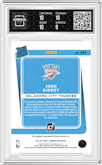 Josh Giddey from the 2021-22 Panini Donruss set graded by Arena Club and given an overall grade of 9.5.