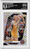 Cameron Brink from the 2024 Panini Prizm WNBA set featuring a Checkerboard Prizm parallel graded by Arena Club and given an overall grade of 9.5.