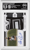 Garrett Crochet from the 2021 Panini National Treasures set graded by Arena Club and given an overall grade of 9.5.
