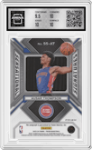 Ausar Thompson from the 2023-24 Panini Prizm set featuring a Silver Prizm parallel graded by Arena Club and given an overall grade of 10.