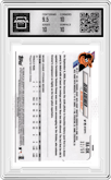 Dean Kremer from the 2021 Topps Chrome set featuring a Gold Refractor  parallel graded by Arena Club and given an overall grade of 10.