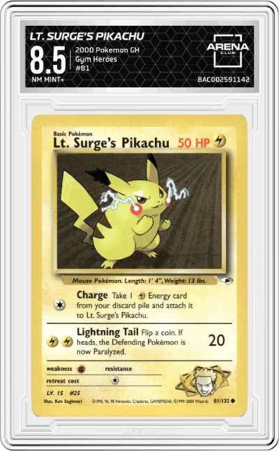 Lt. Surge's Pikachu
