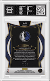 Anthony Davis from the 2024-25 Panini Select set featuring a Tie-Dye Prizm parallel graded by Arena Club and given an overall grade of 9.5.