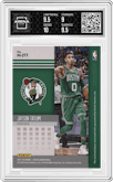 Jayson Tatum from the 2017-18 Panini Status set graded by Arena Club and given an overall grade of 9.5.