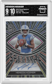 Hendon Hooker from the 2023 Panini Spectra set graded by Arena Club and given an overall grade of 9.