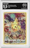 Pikachu  from the 2023 Pokemon SWSH set graded by Arena Club and given an overall grade of 9.5.